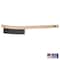 Gornell Brush Large Scratch Brush - Wood Handle, Black Tempered Wire, 3-Row 193 - alternate 1