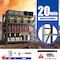 Wrightmaster 71in.*23.7in.*69in. Heavy Duty 4-Tier Garage Shelving with Adjustable Height ZoroP480399 - alternate 7