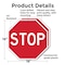 Signmission Stop, 18 inch X 18 inch, Plastic Sign, 2PK OC-P-2PACK-18-315 - alternate 5
