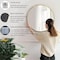 Simple Deluxe Gold 30 Inch Round Mirror, Large Circle Mirror Metal Frame, Bathroom Mirrors for Over Sink, Round M 3A88MIROY30GLD01 - alternate 5