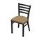 Holland Bar Stool Co 400 Jackie 18" Chair with Black Wrinkle Finish and Canter Sand Seat 40018BW013 - alternate 1