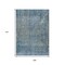 Homeroots 9' X 12' Blue And Ivory Abstract Washable Indoor Outdoor Area Rug 631093 - alternate 3