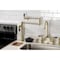 Kingston Brass Deck Mount Pot Filler Faucet, Brushed Brass KS4707PKL - alternate 3