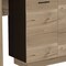 Homeroots Natural and Natural And Black 59in Kitchen Island With Storage 474090 - alternate 2