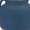 Homeroots 7" Blue And Terra Cotta Ceramic Round Urn 632622 - alternate 2