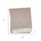 Homeroots 55" X 70" Dusty Rose And White Cotton Blend Woven Herringbone Plush Throw Blanket with Fringe 633084 - alternate 4