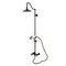 Kingston Brass Wall Mount Rain Drop Shower System with Hand Shower, Oil Rubbed Bronze CCK3665BEX - alternate 1
