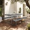 Flash Furniture Insta-Fold 6 Foot Granite Gray Indoor-Outdoor Picnic Table - Commercial Grade Foldable Steel Frame RB-EBB-3072FD-MND-GY-GG - alternate 1