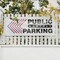 Signmission Public Monthly Parking Left, 18 Inch x 48 Inch, Vinyl Banner B-30819 - alternate 2