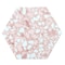 Apollo Tile Zenith 9 x 11 in. Matte Blush Pink Porcelain Hexagon Wall and Floor Tile 8.07 sq ft/case, 16PK HEX88TERROSA - alternate 1