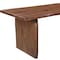 Homeroots 72" Brown Solid Wood Double Pedestal Base Dining Table 635857 - alternate 4