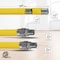 Flextron Gas Line Hose 3/8'' O.D.x24'' Len 3/8" MIP Fittings Yellow Coated Stainless Steel Flexible Connector FTGC-YC14-24G - alternate 4