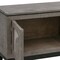 Homeroots 93" Gray Solid Wood Cabinet Enclosed Storage Distressed TV Stand 528755 - alternate 3