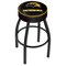 Holland Bar Stool Co 30" 4" Southern Miss Cushion Seat, Blk Wrinkle Base Swivel Bar Stool L8B130SouMis - alternate 1