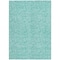 Homeroots 3' X 5' Teal Blue And Ivory Floral Washable Indoor Outdoor Area Rug 581882 - alternate 6