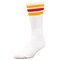 Railroad Sock "Team Spirit" Striped Crew Socks, Red/Gold, 2PK 1570S RD/GD - alternate 3