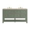 James Martin Vanities Breckenridge 60" Double Vanity, Smokey Celadon, w/ 3 CM Tajnar Eclos Top 330-V60D-SC-3TJR - alternate 1