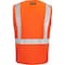 Ironwear Hi-Vis FR Safety Vest M Class 2 , Zipper 5 Pockets 1284FR-OZ-MD - alternate 2