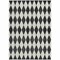 Homeroots 9' X 12' Black Geometric Washable Indoor Outdoor Area Rug 577017 - alternate 5
