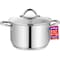 Bakken-Swiss Deluxe 5-Quart Stainless Steel Stockpot with Tempered Glass Lid, Heavy Duty BKSSQ5 - alternate 1