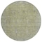 Homeroots 8' Artichoke Green And Gray Round Oriental Washable Indoor Outdoor Area Rug 604703 - alternate 4