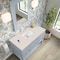 James Martin Vanities Breckenridge 48" Sgl Vanity, Serenity Blue, w/3 CM Siberian Silestone Top w/FreePower WirelessCharger 330-V48-SRB-FSFR - alternate 6