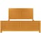 Homeroots Brown Solid Wood Queen Bed Frame 523662 - alternate 6