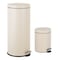 Happimess Oscar 8-Gallon Step-Open Trash Can with FREE Mini Trash Can, Limestone Beige HPM1000E - alternate 1