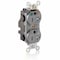Leviton Straight Blade Receptacle, 5-20R, 20 A, 125V AC, Flush Mount, Isolated Ground MT830-IGG - alternate 1