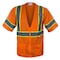 Reflective Apparel ANSI Type R Class 3 Value Mesh Vest 588ET-OR-5X - alternate 1