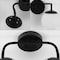 Jonathan Y Louis Parisian Globe 15" 2-Light Metal/Frosted Glass Modern Contemporary LED Vanity Light, Black JYL3535B - alternate 6