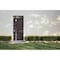 Vdomdoors Aluminum Door Cynex 6777 Brown Entry Steel Metal Modern Painted W36xH80+12 Right Inswing CYNEX6777EXD-BRW-W36xH80+12-RH-I - alternate 3