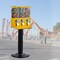Vevor Gumball Machine Vending Coin Bank Vintage Candy Dispenser Stand Yellow ak19-08 - alternate 6