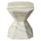 Leisuremod Azure 17 in Modern Round Fiberstone Side Table, Weather-Resistant, Fully Assembled AST17MG - alternate 2