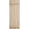 Ekena Millwork Rustic Three Board Spaced Board-n-Batten Riverwood Faux Wood Shutters, 17 1/2W x 48H, PR SHUBSS17X48RWPR - alternate 9