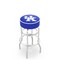 Holland Bar Stool Co 30" Kentucky "UK" Cushion Seat, 2-Ring Chrome Swivel Bar Stool L7C130UKY-UK - alternate 1