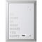 Mastervision Magnetic Dry-Erase "Do More." Quote, Silver Metallic Frame, 18" X 24" MM04449522 - alternate 1