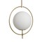 Homeroots White Single Metal Dimmable Ceiling Light With White Shades 611620 - alternate 4