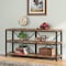 Kioottoo 47'' Farmhouse Grey Wood Finish Console Table with Storage TB-JW0886X - alternate 2