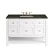 James Martin Vanities Breckenridge 48" Single Vanity, Bright White, w/ 3 CM Phantome Eclos Top 330-V48-BW-3PHT - alternate 1
