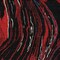 Homeroots 3' X 5' Black Red And Gray Abstract Washable Indoor Outdoor Area Rug 600210 - alternate 2