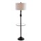 Jonathan Y Laine 60" Metal/Glass LED Side Table and Floor Lamp, Oil Rubbed Bronze JYL3057A - alternate 1
