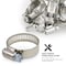 Everflow Stainless Steel Worm Drive Hose Clamps 3/8 ''- 1'' Adjustable SAE 8, 10PK 5708SSHCA - alternate 4