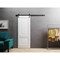 Sartodoors Sturdy Barn Door 36 x 80in, Lucia 8831 White Silk, 6.6FT Rail Hangers Heavy Hardware Set LUCIA8831BD-B-WS-36 - alternate 1