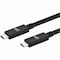 Monoprice Ultra Compact USB Type-C 3.2 Gen2 Cable_ 10Gbps_ 5A_ Black 1m (3.3ft) 39241 - alternate 1