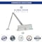 Global Door Controls Commercial ADA Grade 1 Door Closer in Aluminum with Adjustable Spring Tension - Sizes 1-4 TC2201ADA-AL - alternate 1