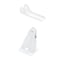 Prime-Line Storm and Screen Door Closer Standard Duty Push-Hold Button with Jamb Bracket Set, White K 55032 - alternate 4