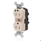 Leviton Straight Blade Receptacle, 5-15R, 15 A, 125V AC, Self-Grounded MT820-ILT - alternate 1