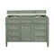 James Martin Vanities Vanity, without top, Smokey Celadon, 47.8 in W x 22.9 in D,  650-V48-M-SC - alternate 1