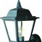 Homeroots Matte Black Cast Aluminum Outdoor Wall Light 398559 - alternate 2